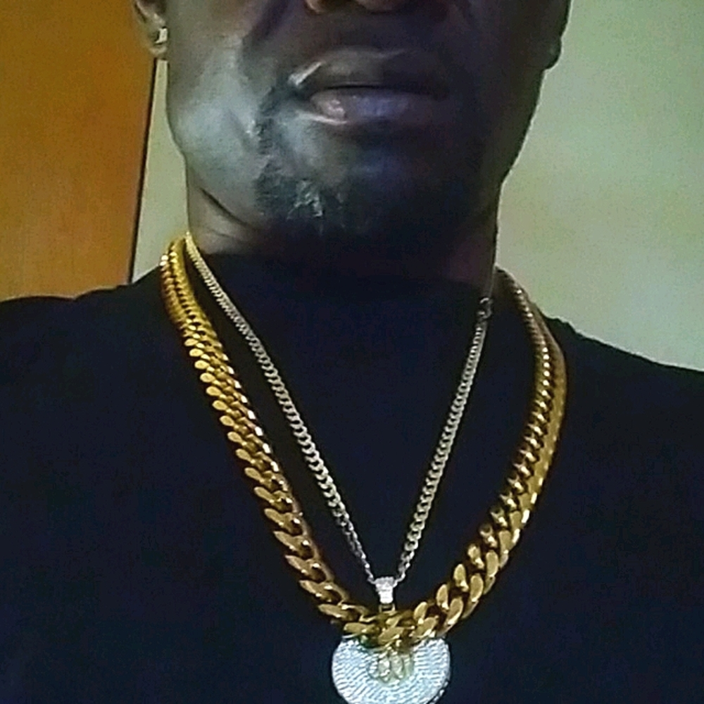 14k real gold plated Mimi Cuban 15mm Set